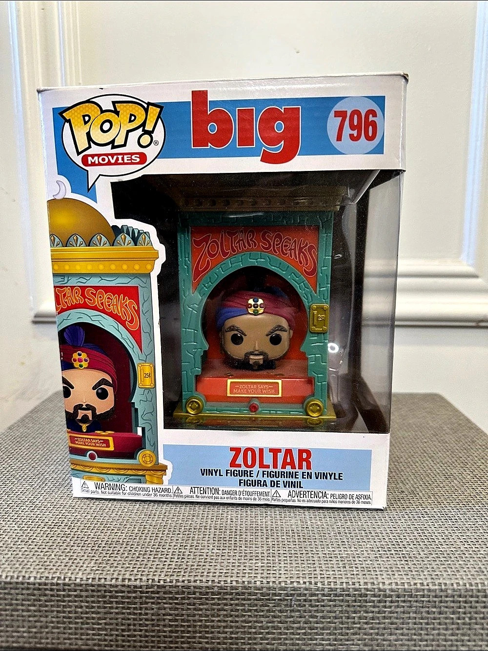 Funko Pop! Movies: Big - Zoltar #796 (6-Inch Supersized) Vinyl Figure Blue & Red